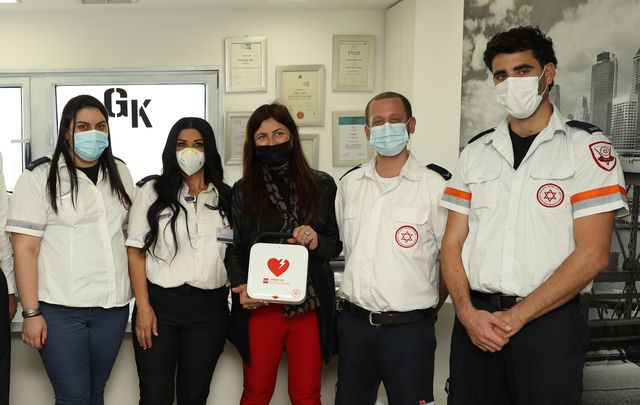 צוות מדא פוגש את גרציה קשתי צילום דוברות מדא 8.12.2020 4