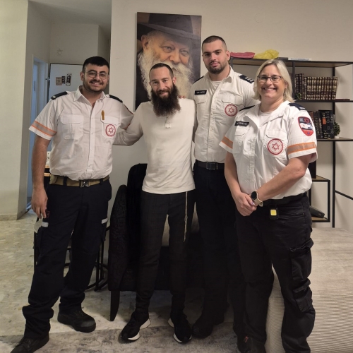 ניצן התלונן במשך תקופה על כאבים בחזה, והתמוטט ברכבו – צוות מד"א הציל את חייו