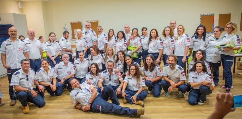 אבן יהודה: 33 חובשי רפואת חירום סיימו את הכשרתם והתחילו להתנדב במד"א