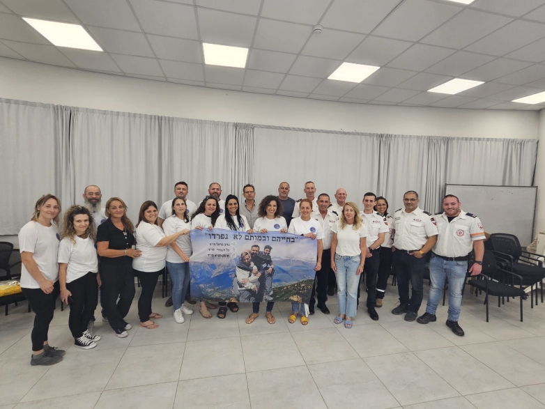 טקס סיום קורס מגישי עזרה ראשונה התקיים בבית אריה