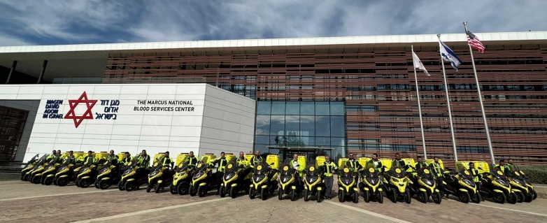 30 אופנועי חירום חדשים נופקו לחובשים ופראמדיקים מיחידת האופנועים של מד"א