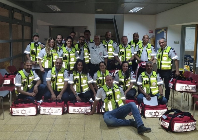 מעבים את המערך הרפואי במרחב נגב של מגן דוד אדום