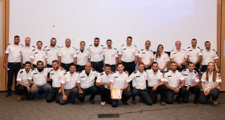 טקס סיום קורס פראמדיקים נערך ל-111 פראמדיקים ופראמדיקיות במגן דוד אדום