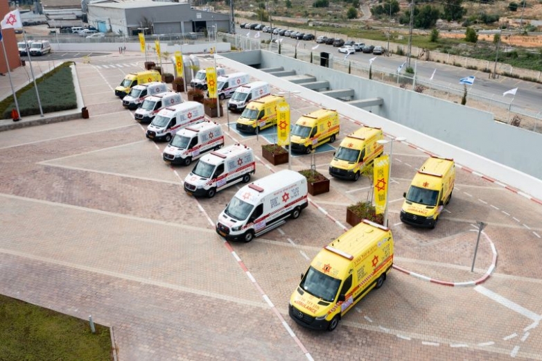15 ambulances and mobile intensive care units donated in memory of MDA&#039;s fallen volunteers