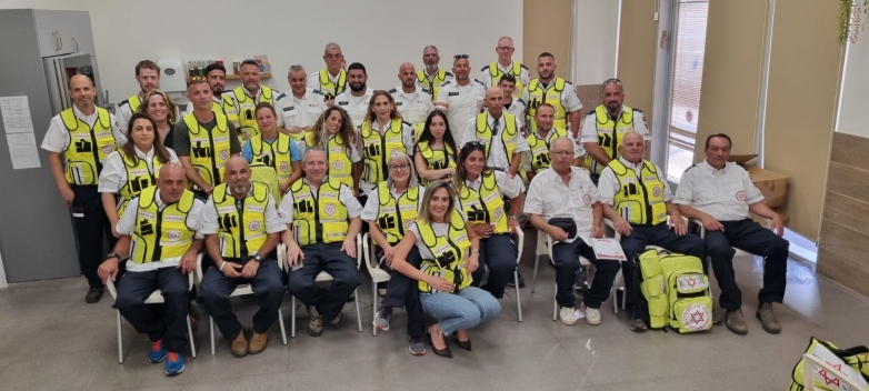 33 מתושבי מועצה אזורית הגליל העליון סיימו קורס חובשים במגן דוד אדום