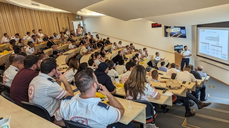 כ-150 פראמדיקים של מד״א ואנשי רפואה מדרום הארץ השתתפו בכנס ייחודי לרפואה דחופה