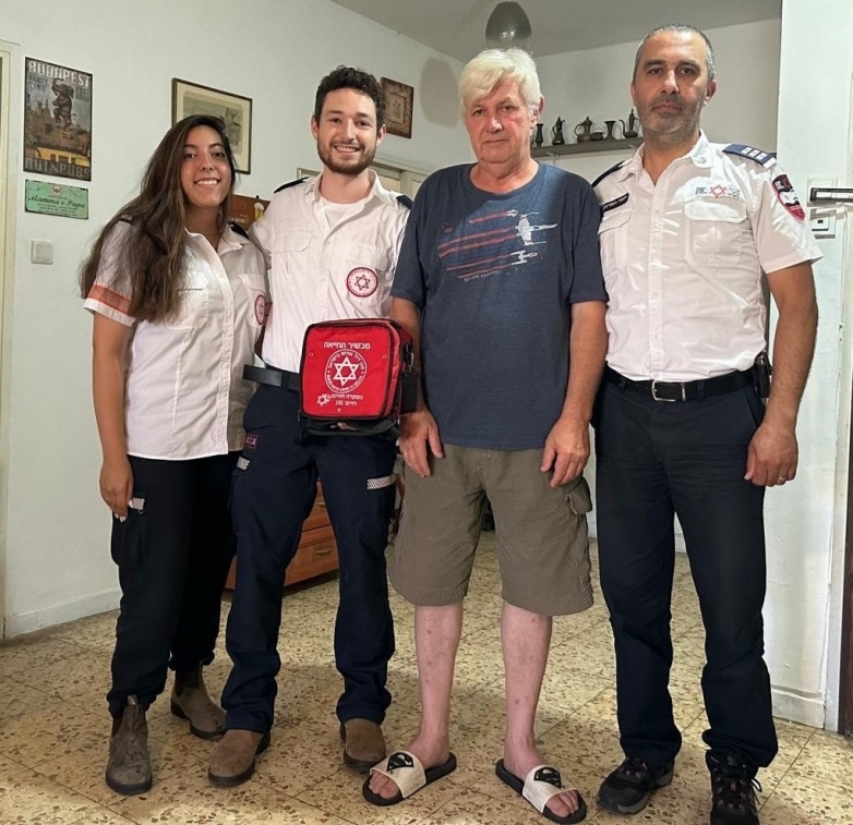 אור ירוק להצלת חיים - עילי שטרית וצוות מד"א הצילו את חייו של איגור נודלמן