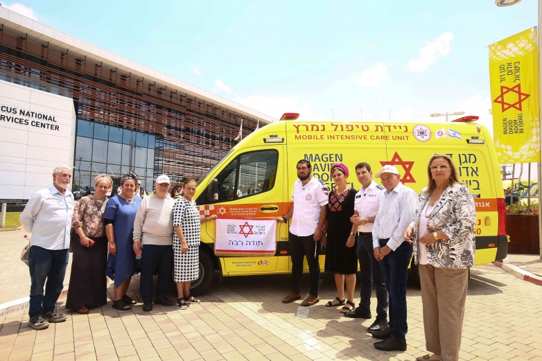 אמיתי אוחיון, חובש מד&quot;א מאופקים חנך את האמבולנס ע&quot;ש אביו ואחיו שנפלו ב7.10