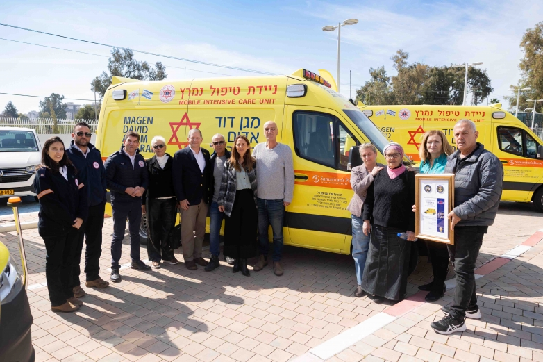 נחנכו 3 ניידות טיפול נמרץ ממוגנות ירי שנתרמו על ידי ארגון "Samaritan's Purse"